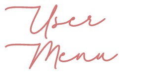 User menu